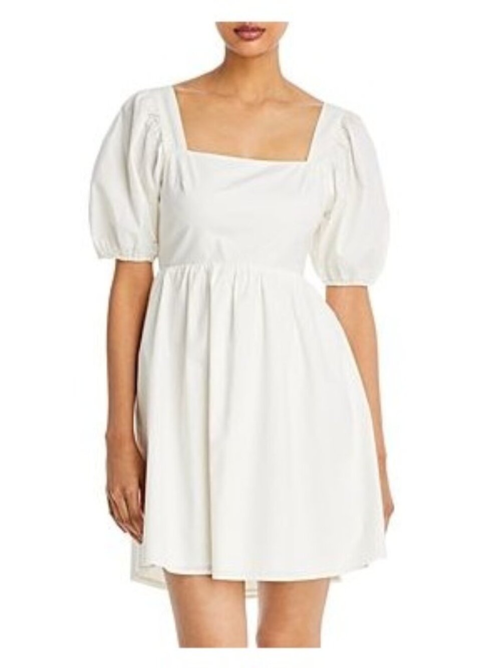 WAYF Womens Summer Mini Dress Short Casual Off White Size XS NWT